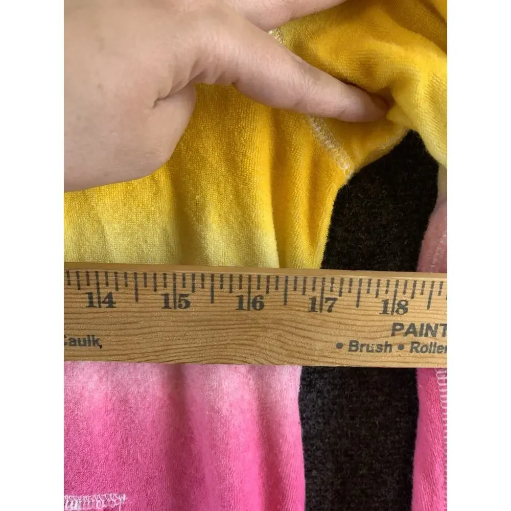 Polo Ralph Lauren Hoodie Girls Full Zip Ombre Terry Cloth Sweatshirt XL (16)